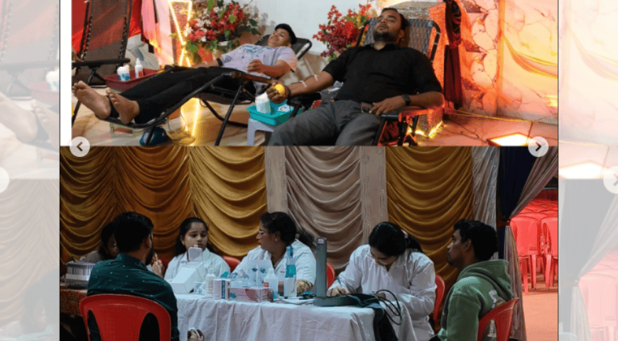 Red Angles Organised Blood Donation Camp with MAMH Foundation