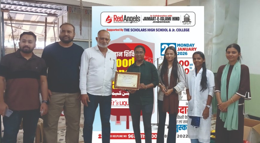 Blood Donation Camp Organized at Scholars High School, Jogeshwari